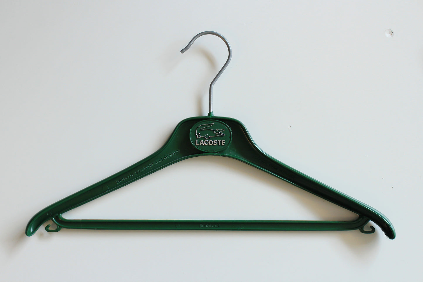 2000s White Lacoste Drop Waist Tennis Dress + Original Green Lacoste Hanger, XS