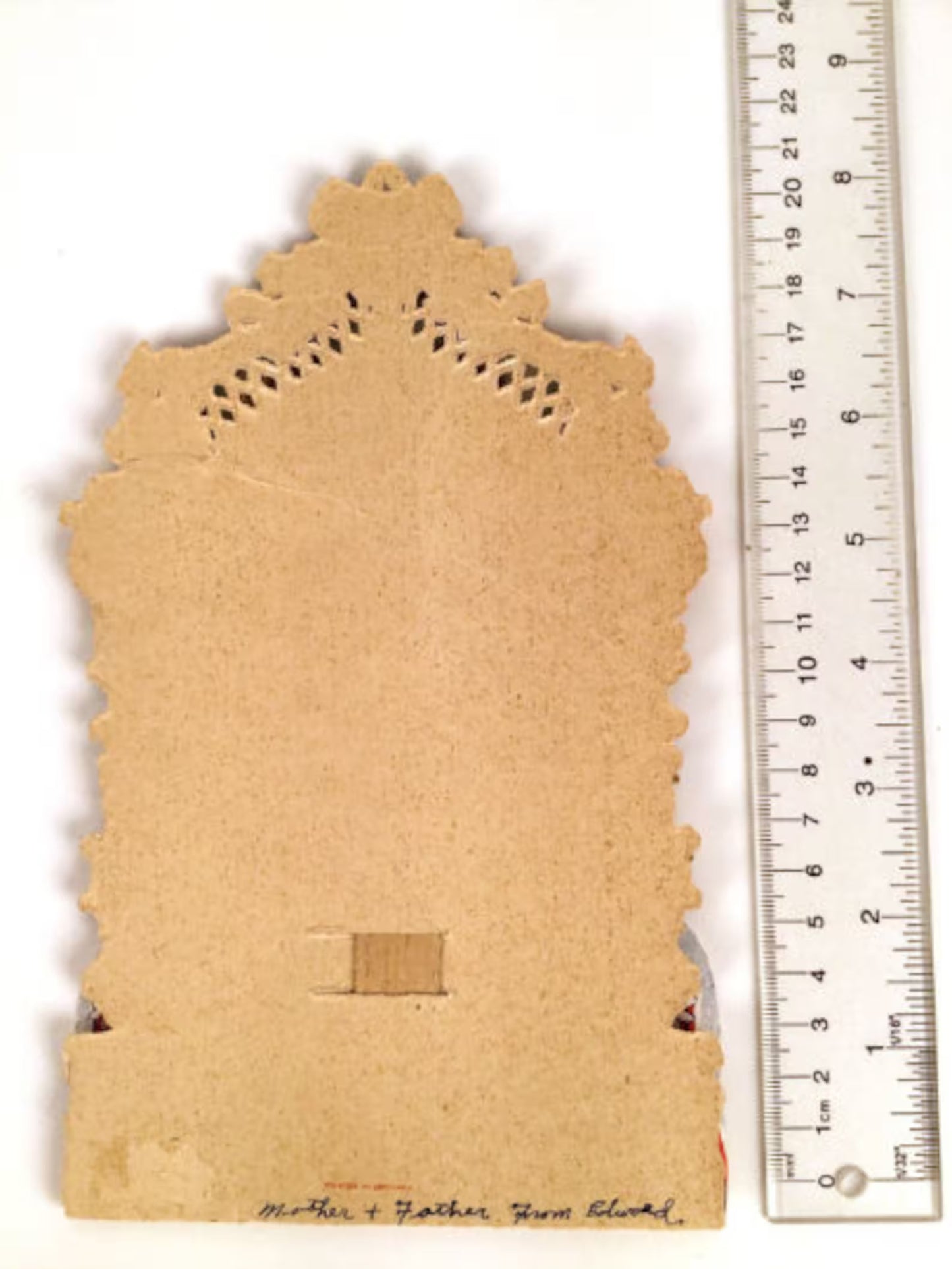 Vintage 1920s Tulip Bouquet Stand-Up Valentine's Card