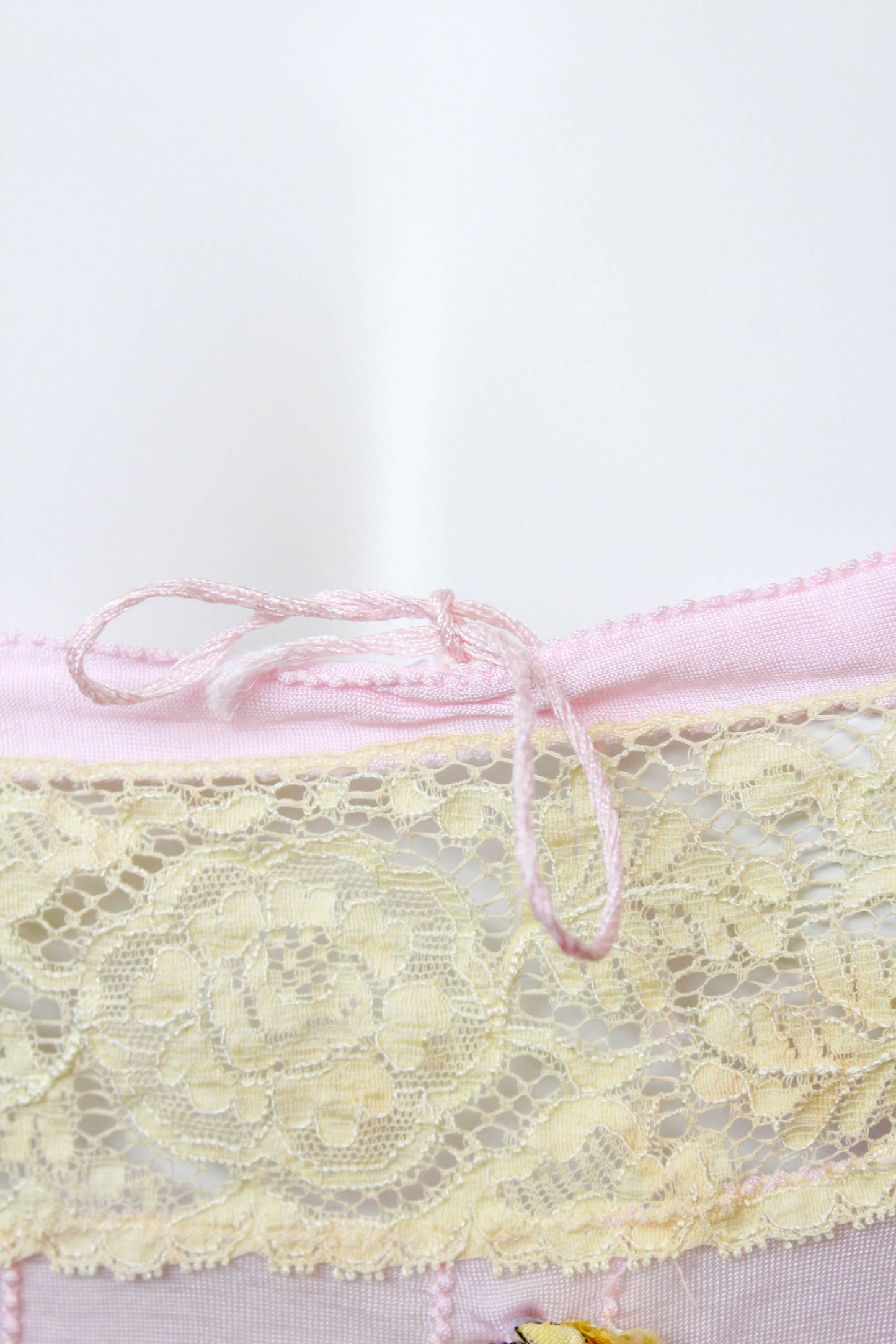 1920s Lilac-Pink Rayon Step In, Small