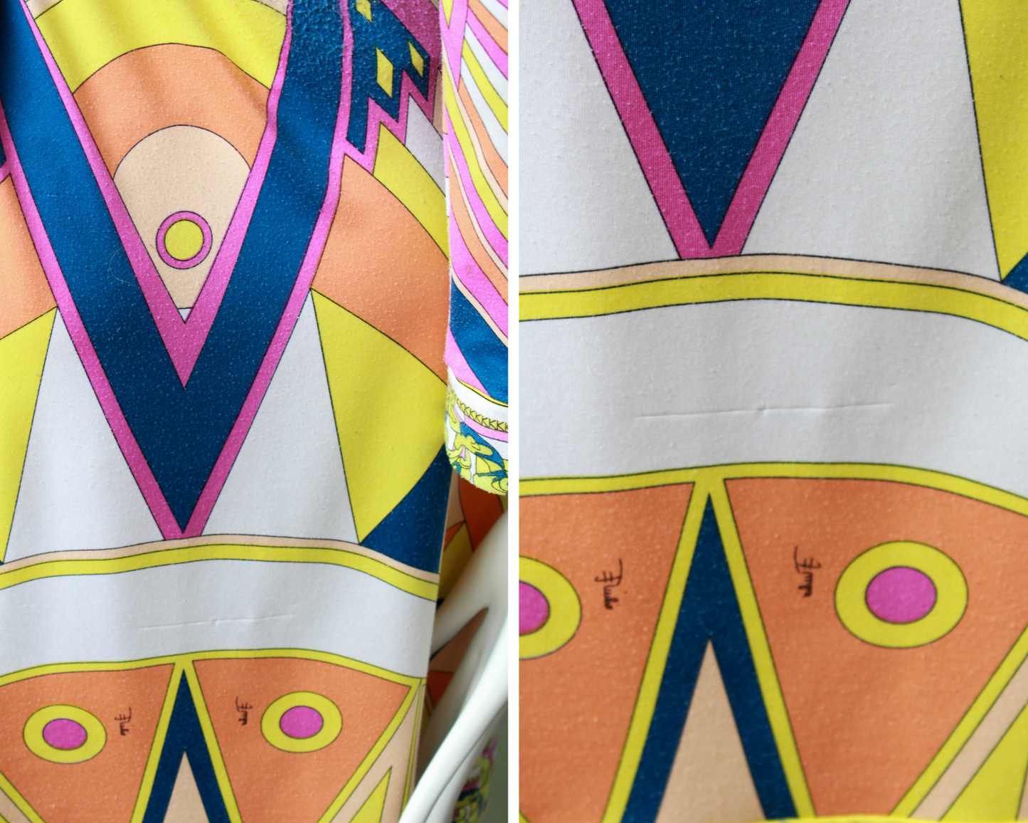 Emilio Pucci Patterned Silk Jersey Dress, Medium