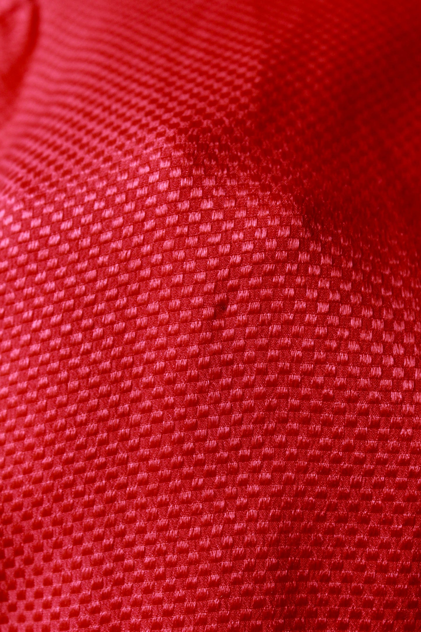 Vintage 1980s Valentino Red Silk Blouse, Large