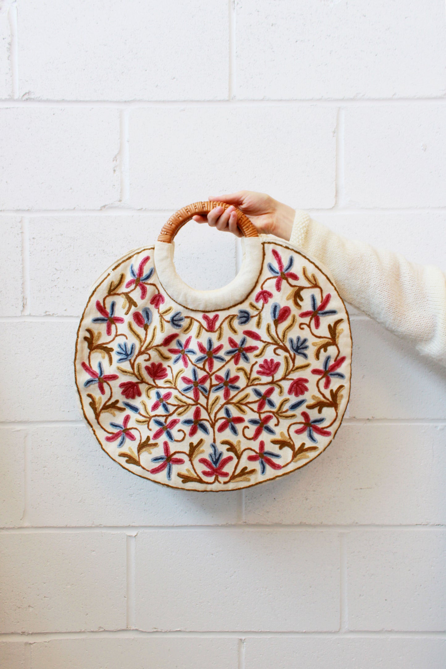 Embroidered Folk Handbag