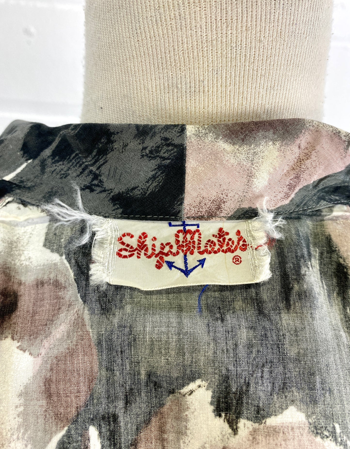 Vintage Deadstock 1950s 2-Piece Floral Blouse & Pants Set, XS