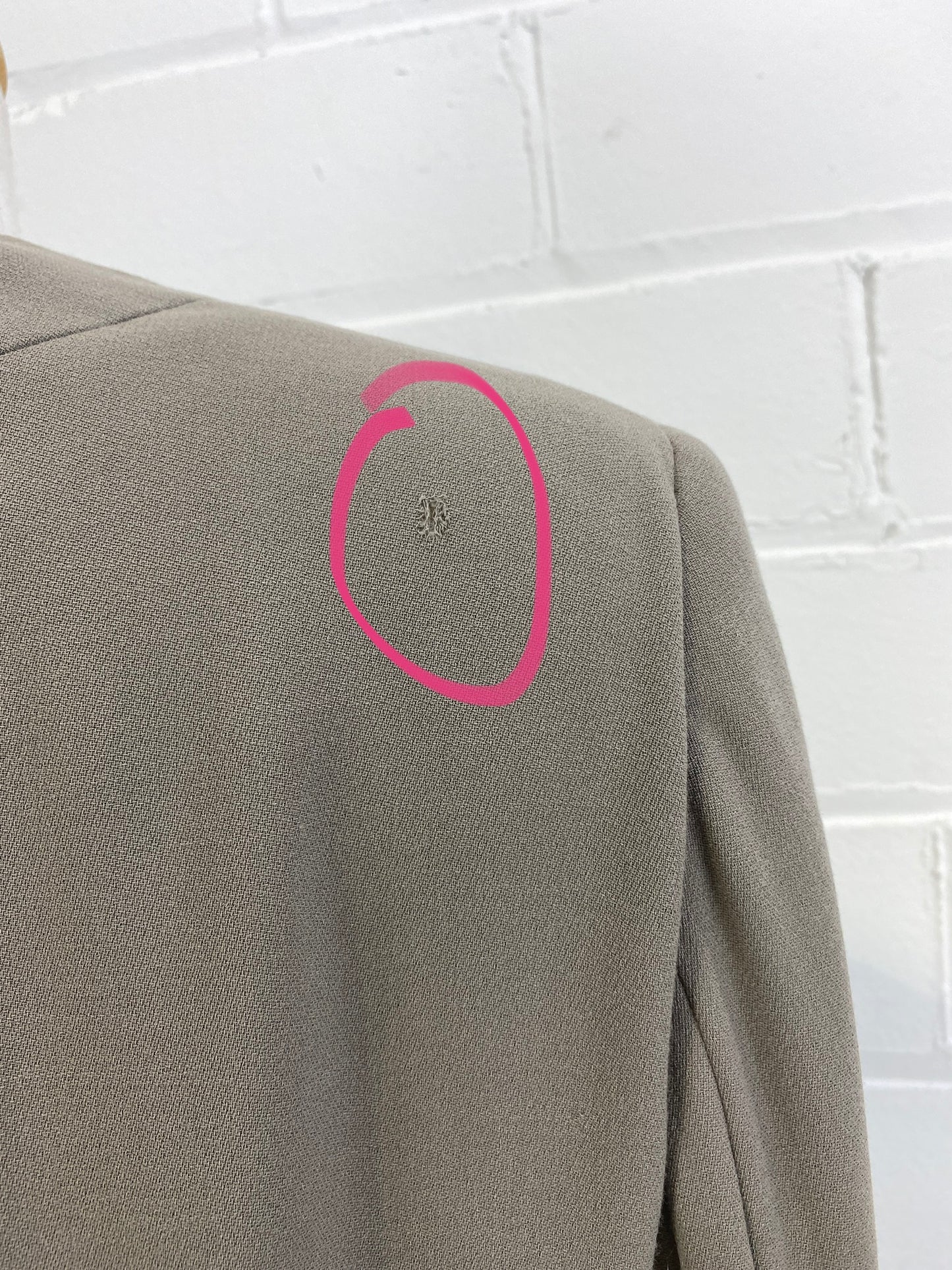 Vintage 90s Green Wool Skirt Suit, Medium