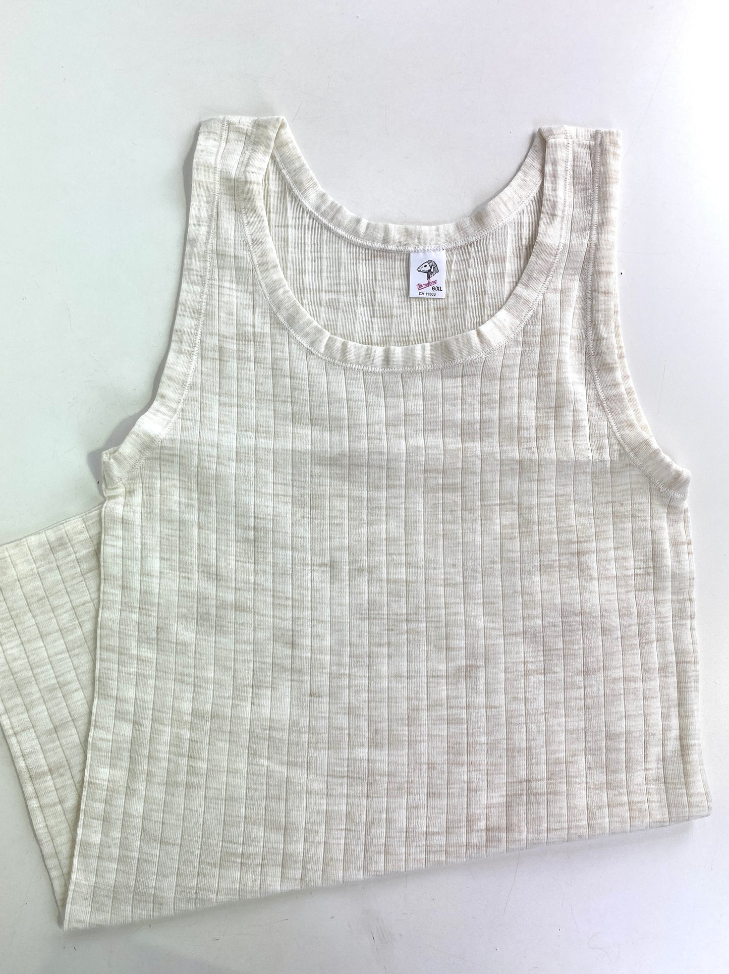Vintage 1980s Deadstock Acrylic-Knit Heather Tank Tops, NOS