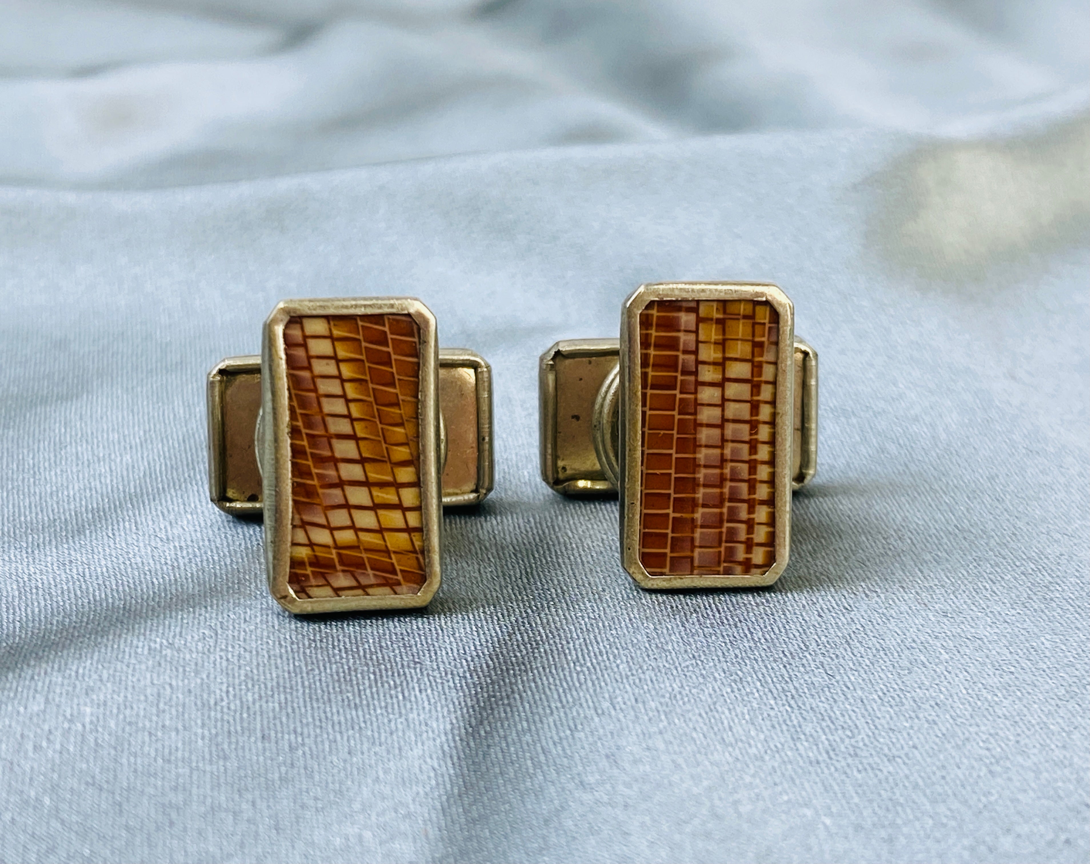 Square, Silver Cufflinks - Barcelona Silver