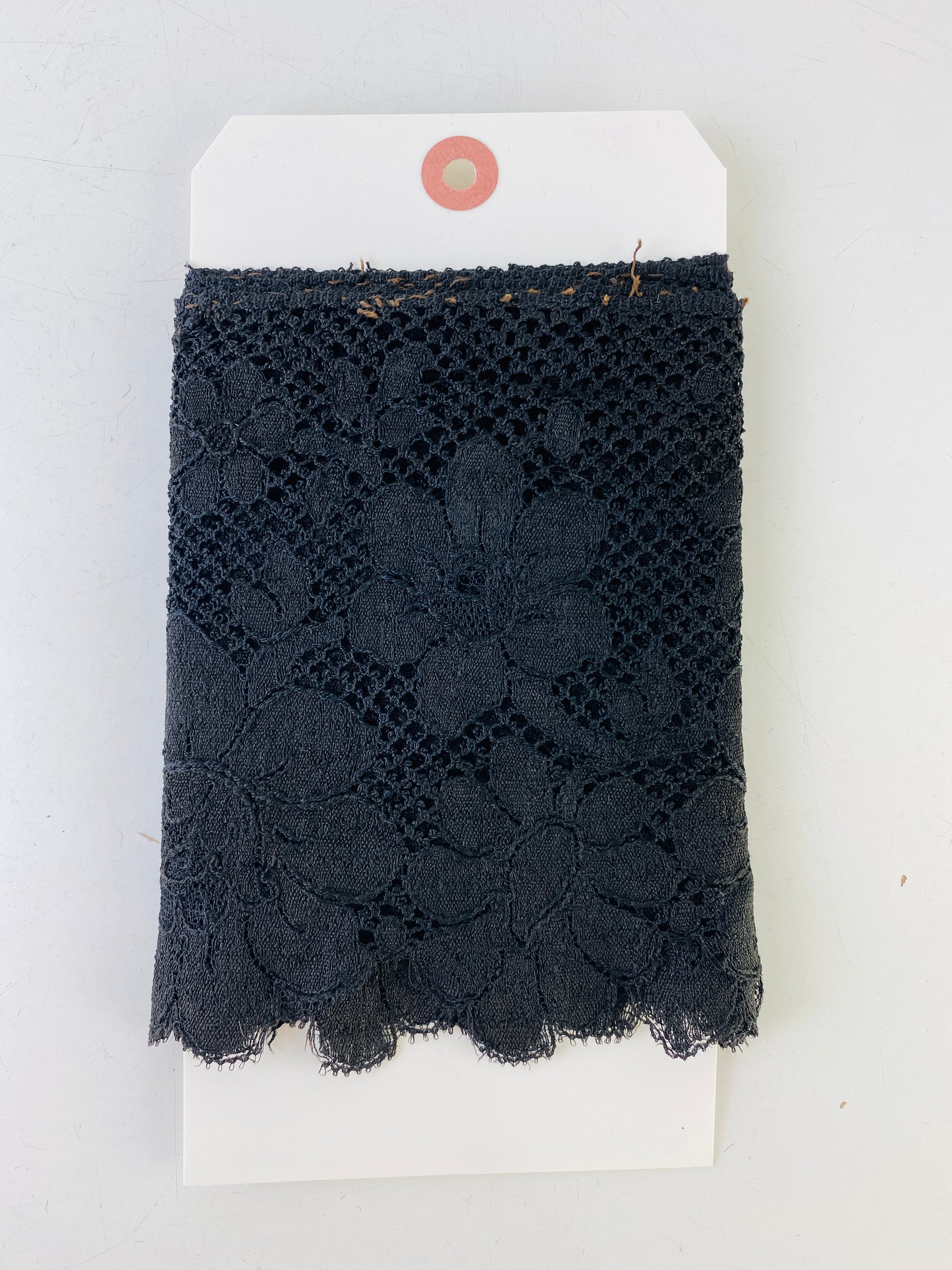 Vintage Black Lace Trim, 1.3m
