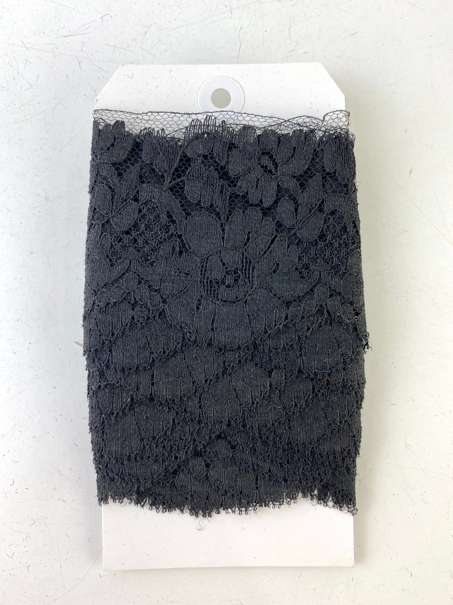 Vintage Black Lace Trim, 2.59m