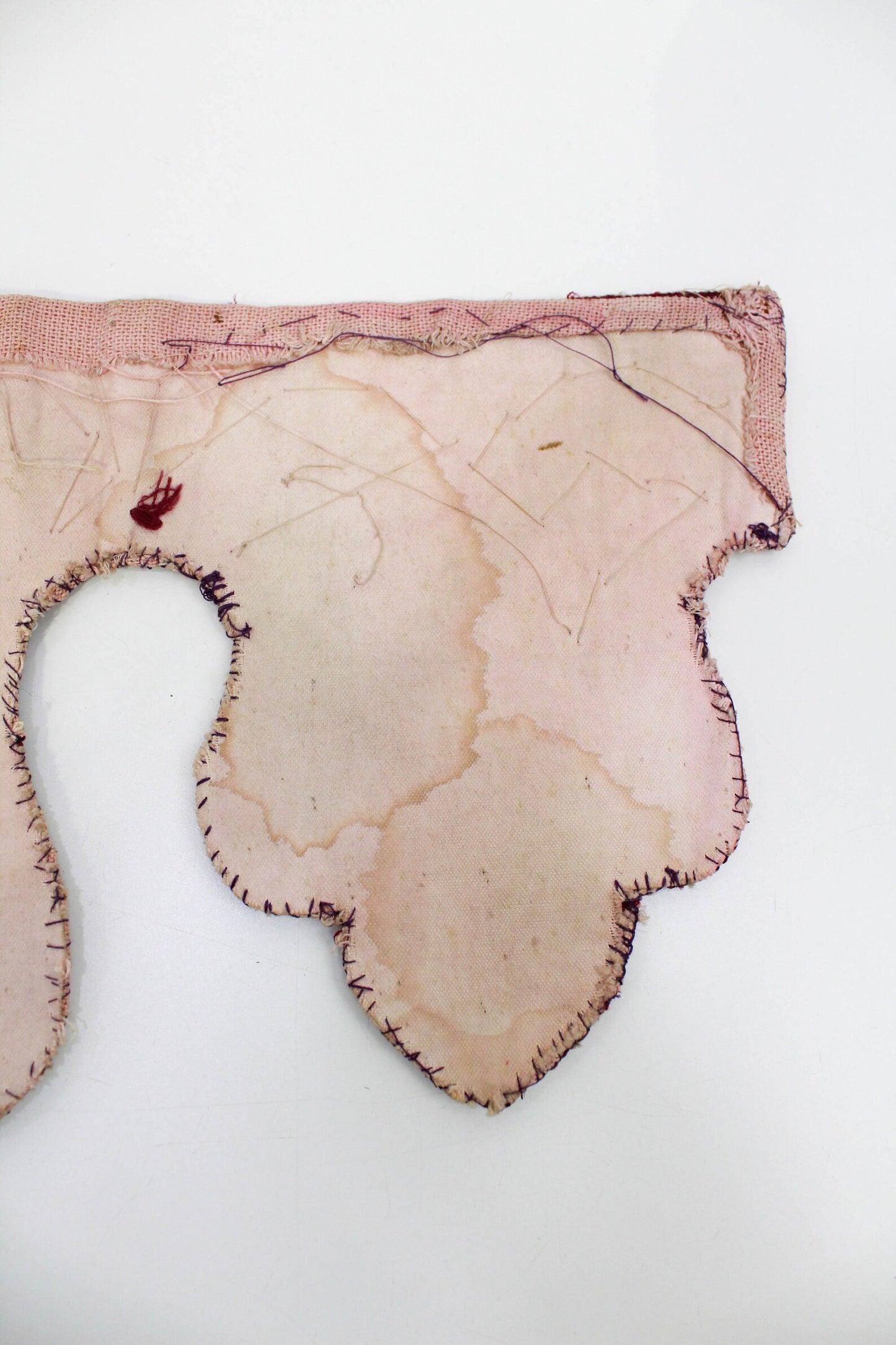 Antique Victorian Purple Glass Beaded Pelmet, Mantel/Shelf Decor