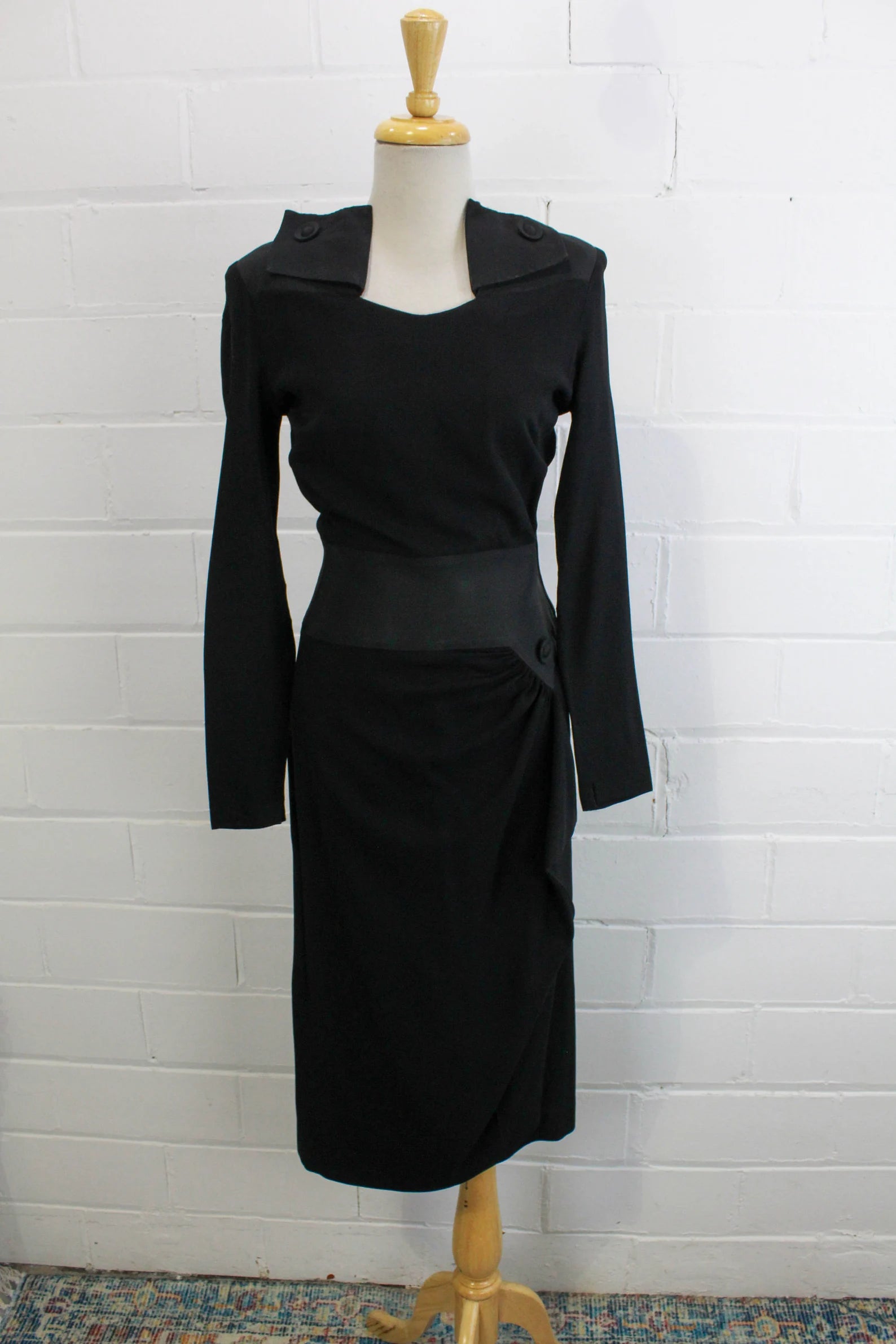1940s long sleeve sales dress