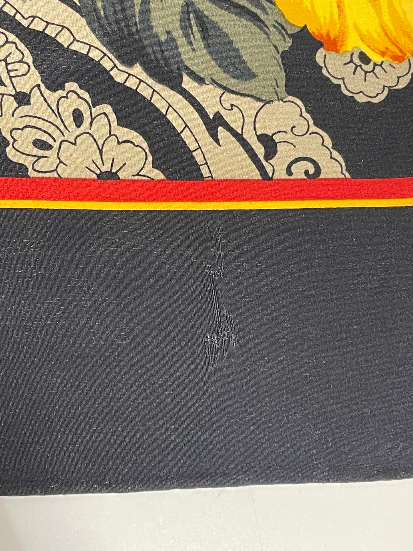 Vintage Bill Blass Silk Floral Scarf