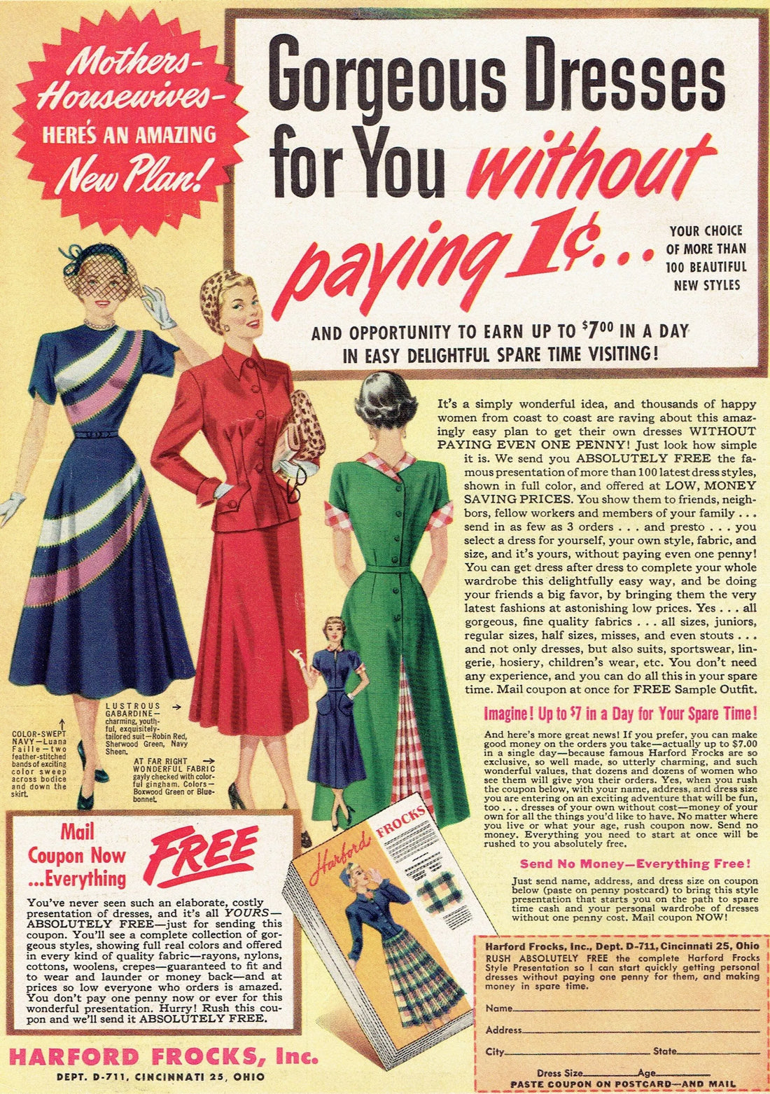 1942 Lord Taylor Fashion Clothing College Shop Original Ad 