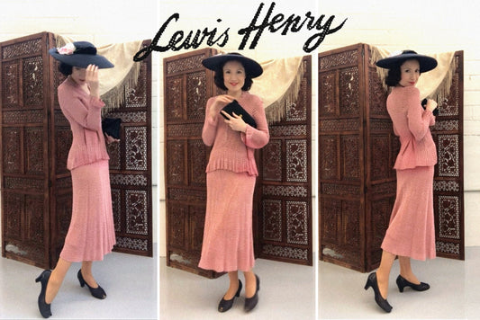 Lewis Henry 1970s does 1930s crochet set 