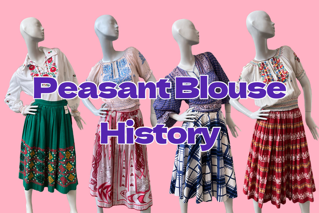 History of peasant blouses 