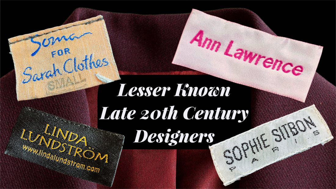 Lesser Known Late 20th Century Designers
