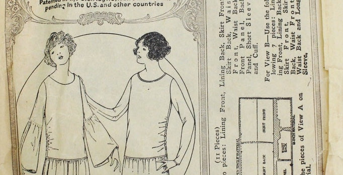 1920s sewing pattern mccalls flapper period costume 