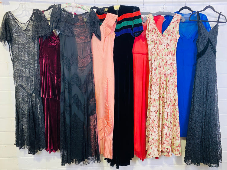 1930s fashion dresses for sale Plus Size Retro Stage Floral V-Neck Slip Dress Bohemian Sundress The lightweight and breathable fabric ensure comfort throughout the day 1930s Vintage Dress | Art