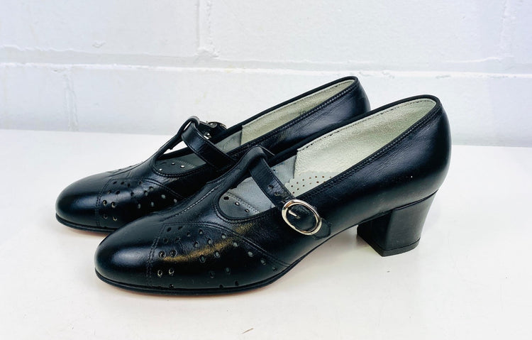 Vintage deadstock 1980s womens shoes maryjanes 