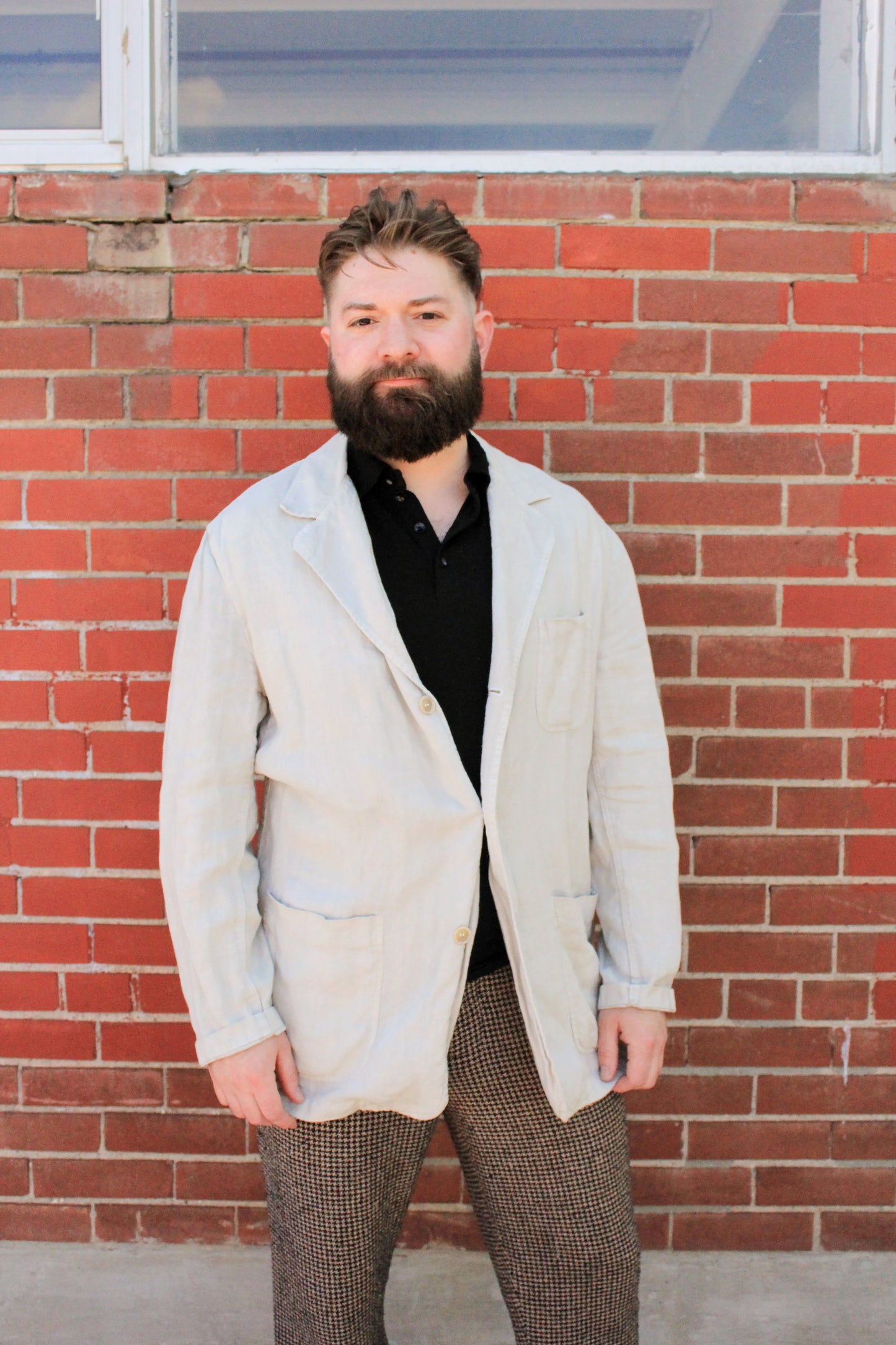 Men's Armani Black Jersey Short Sleeve Polo Shirt, Large 