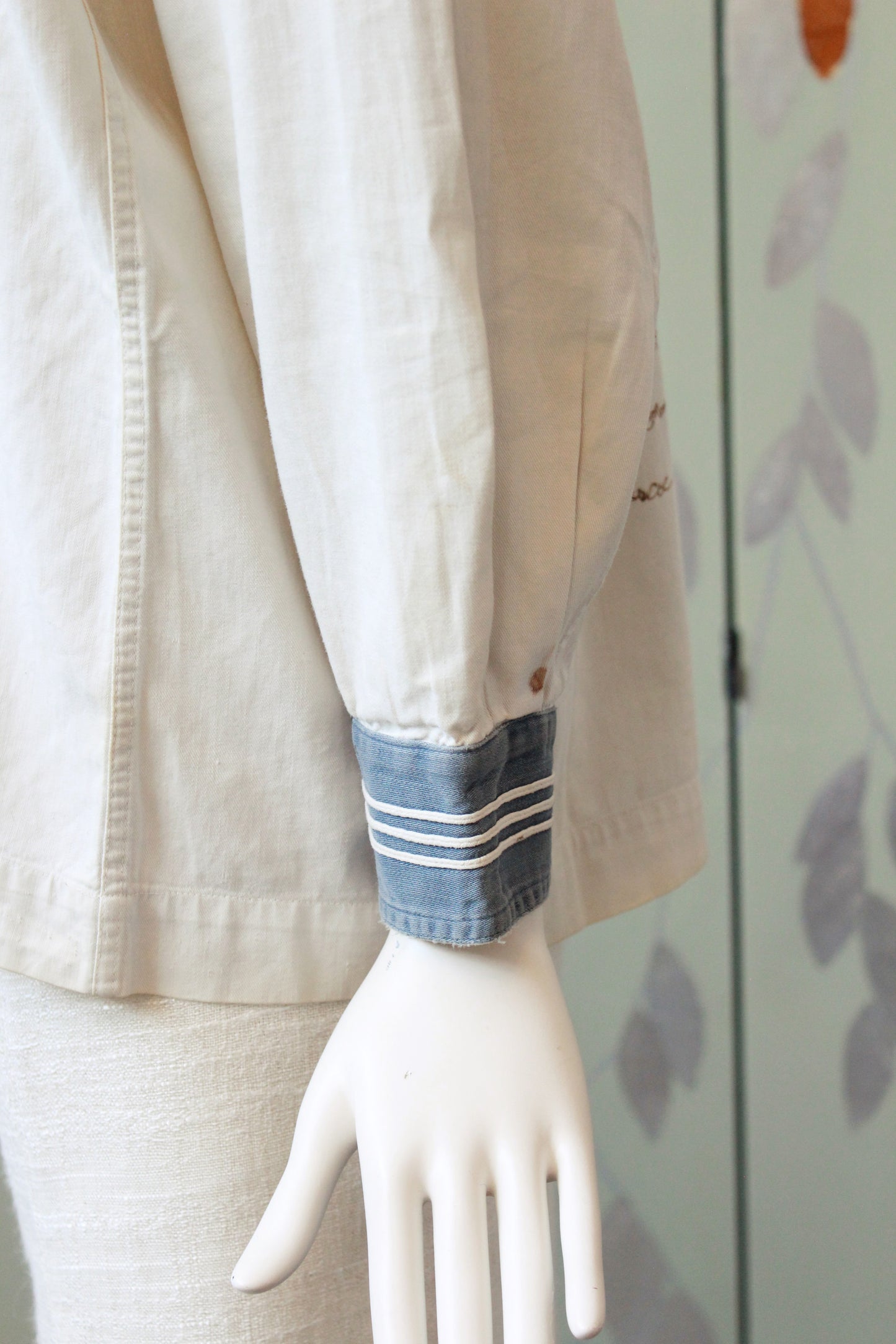 RARE 1920's Signed Sailor Uniform Top From Bishop Strachan Girls School, M/L 