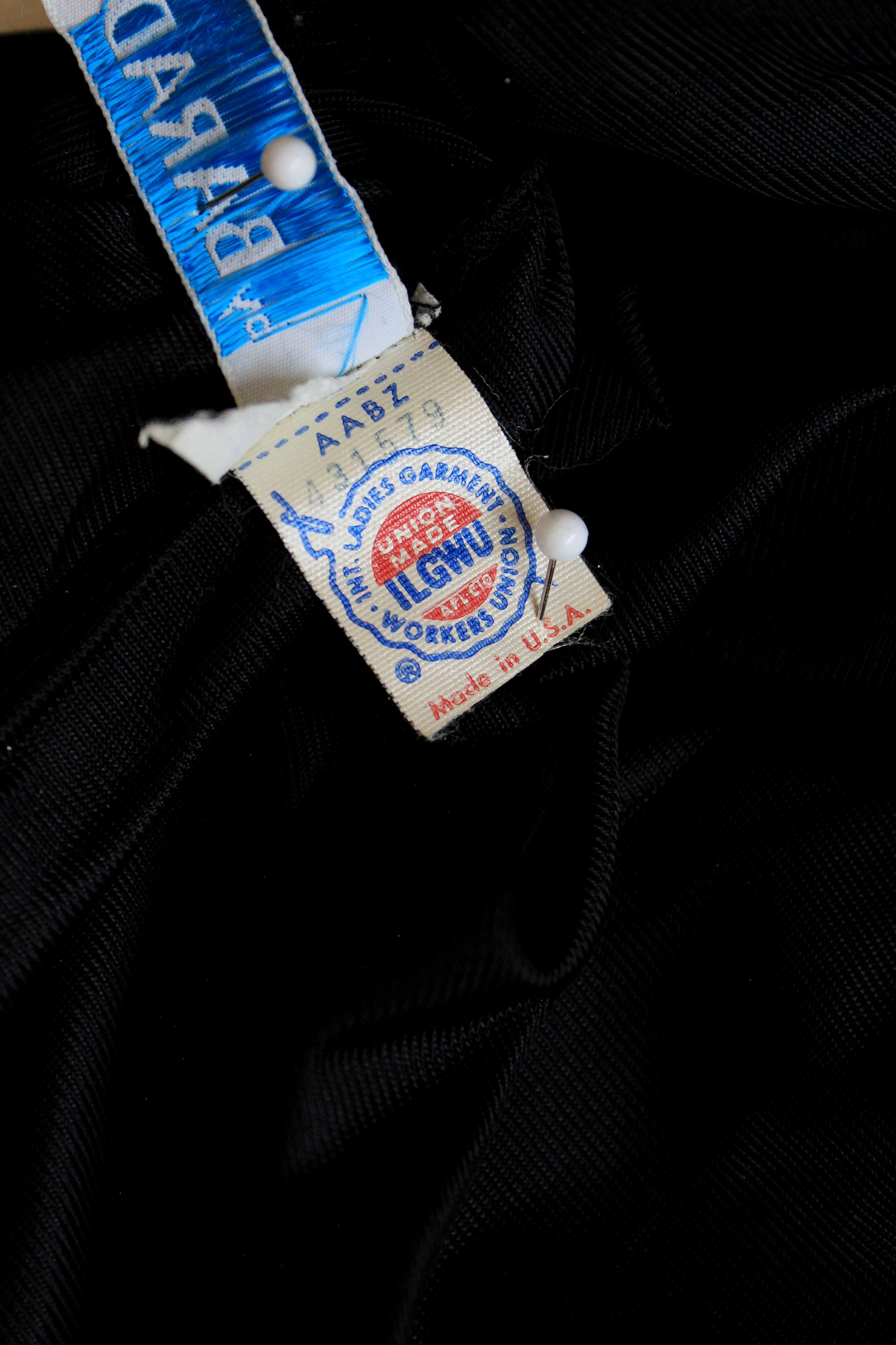 1970s Black And White Deep V Nightgown And Robe Set, Medium