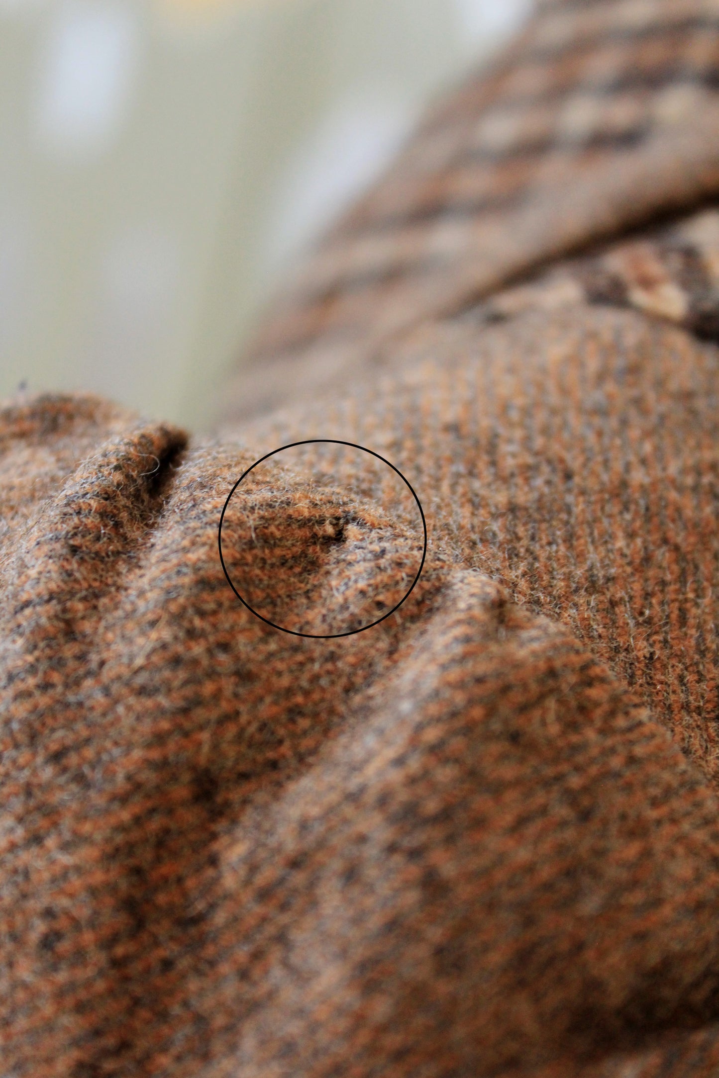 1980s Junior Brown Wool Puff Sleeve Plaid Peter Pan Collar Coat, XS