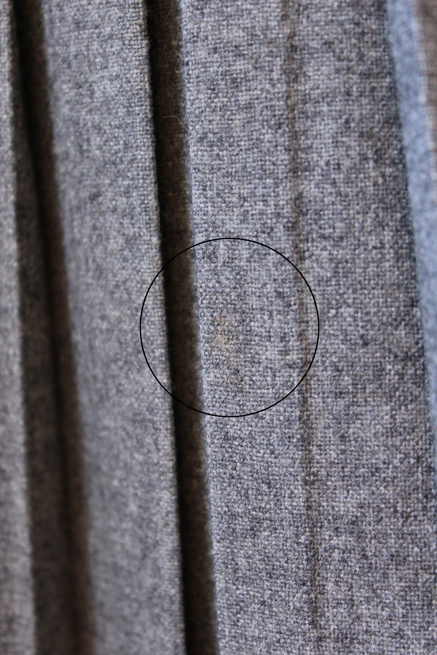 1970s Pierre Cardin Pleated Medium Grey Skirt, Large