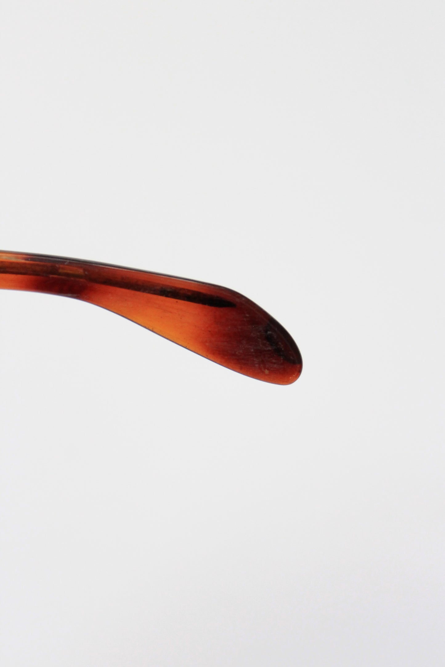 1960s Brown Rectangular Sunglasses with Blue lenses