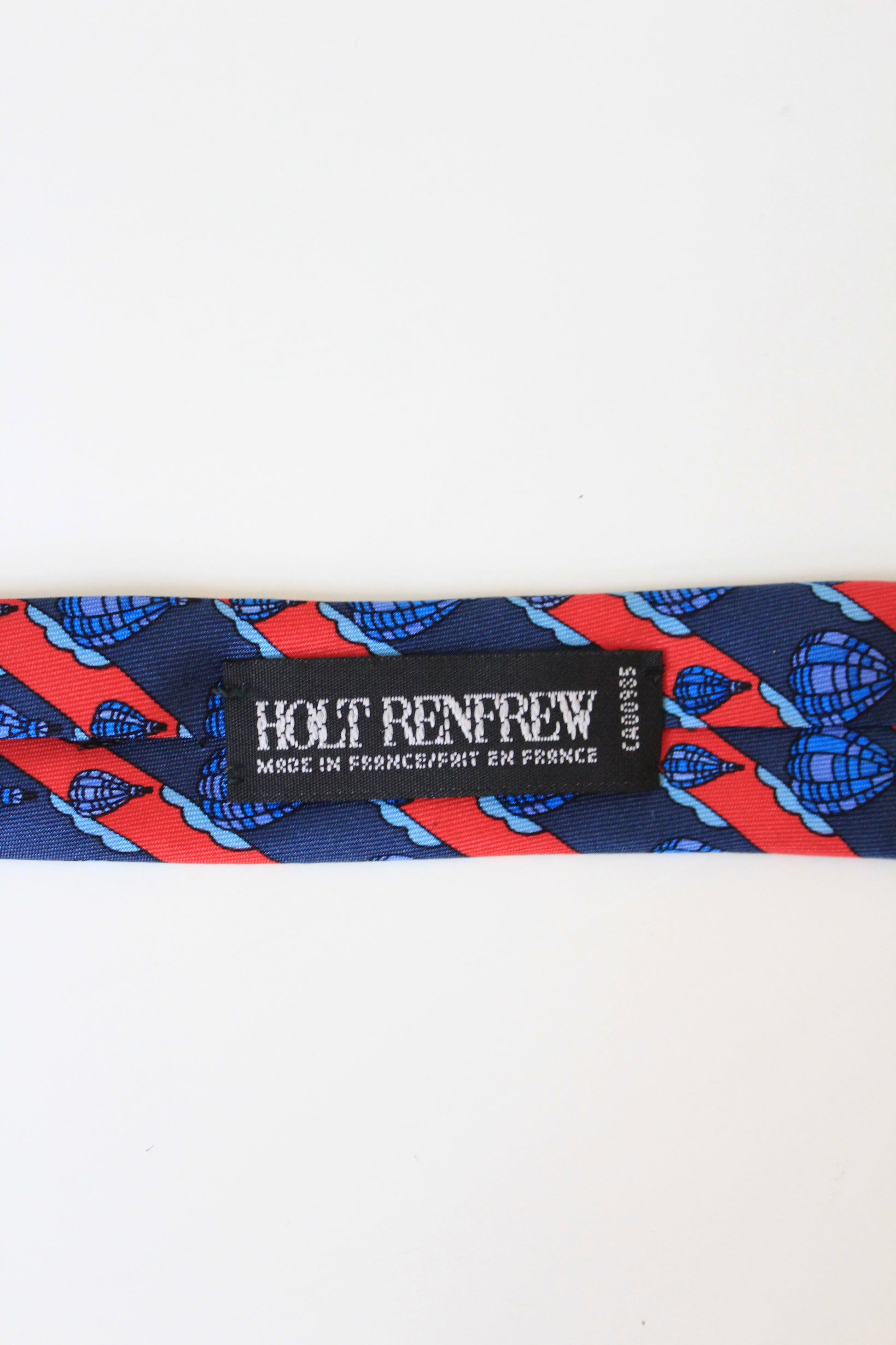 Hermès Blue And Re Hot Air Balloon Silk Designer Tie