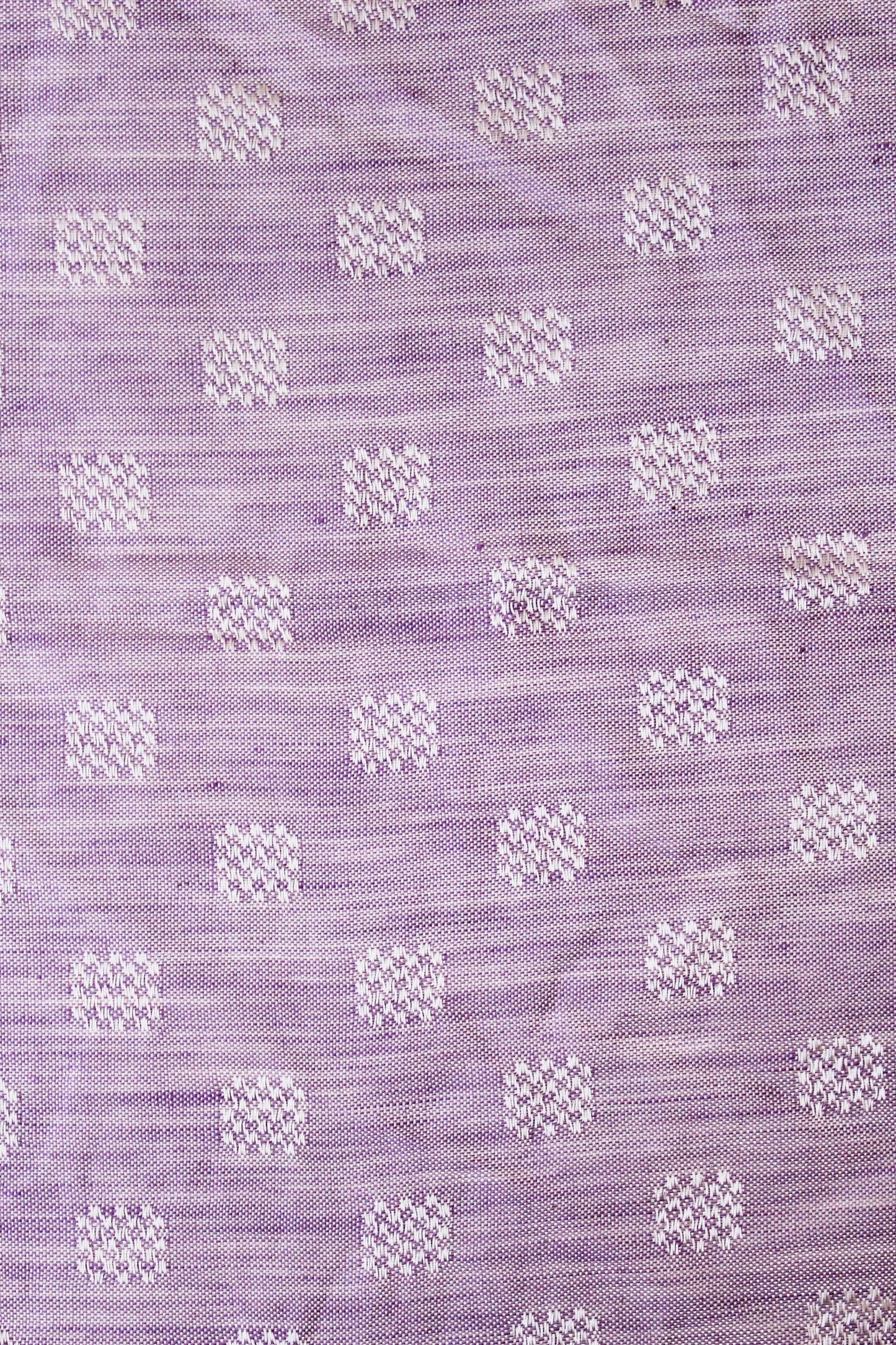 1920s Purple Iridescent Subtle Squared Cotton Fabric, 4 Yards