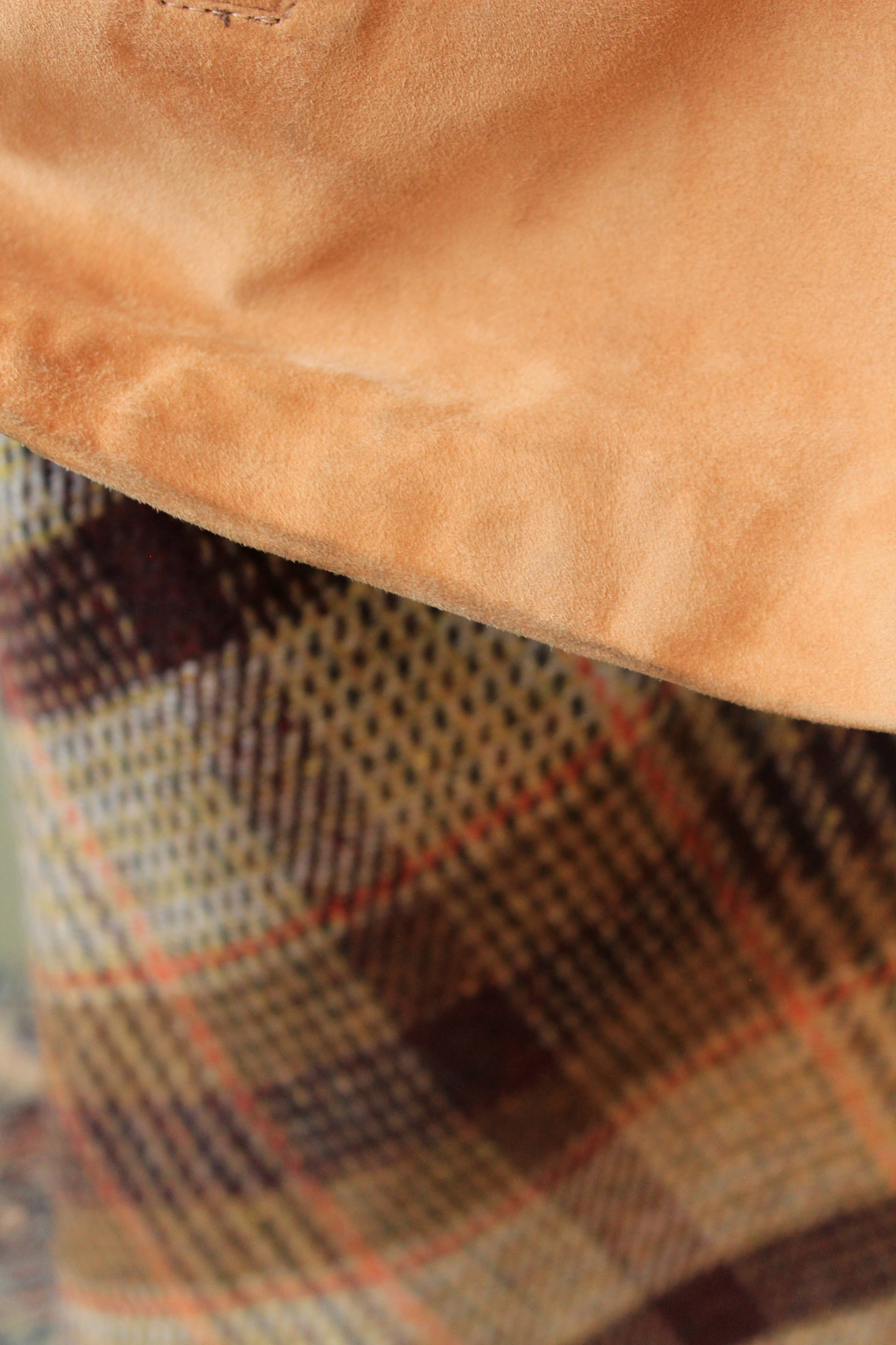 1980s Tan Suede Jacket With pleated Shoulders And Tie Belt, Medium