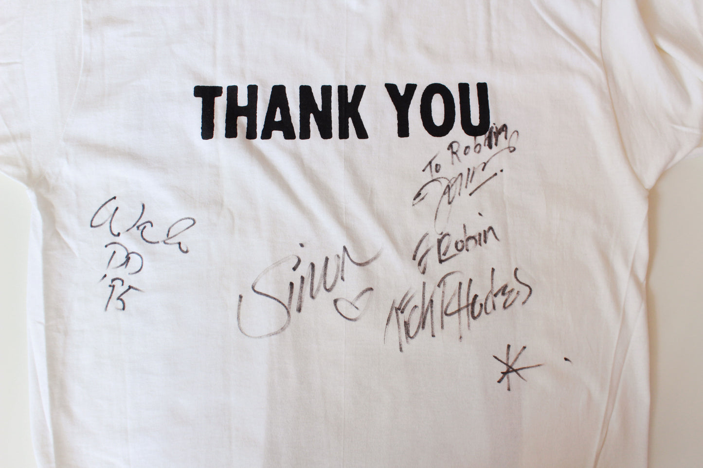 Vintage 1995 Autographed Duran Duran Thank You Tour Concert T-Shirt, Large