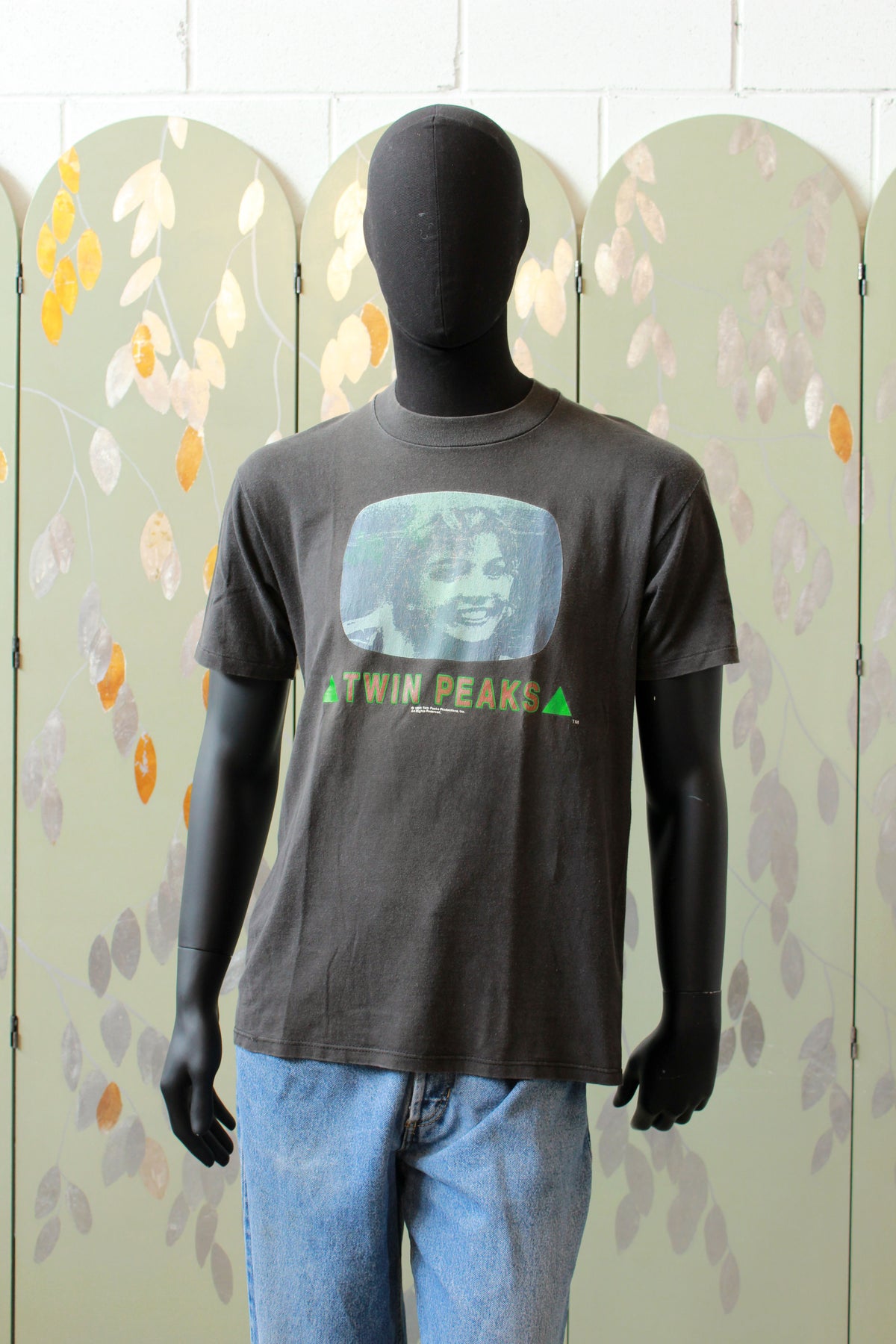 Vintage 1990s Twin Peaks Laura On TV Collectors T-Shirt, Medium 