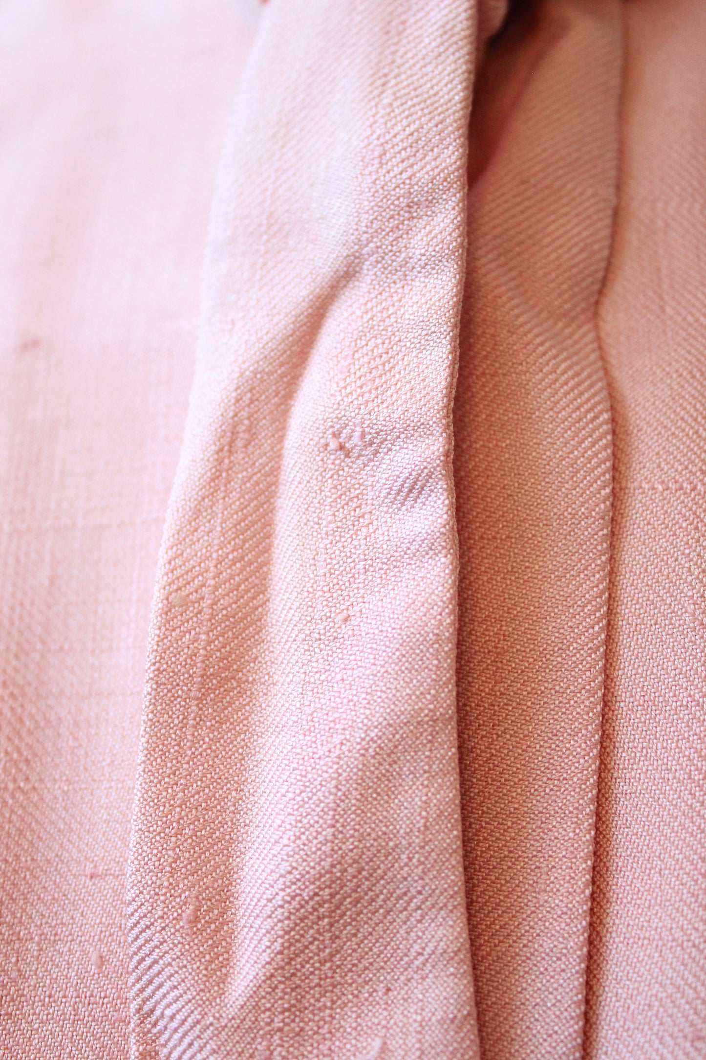 Vintage 1960s Pink Sleeveless Top With Oversized Black Buttons, XS
