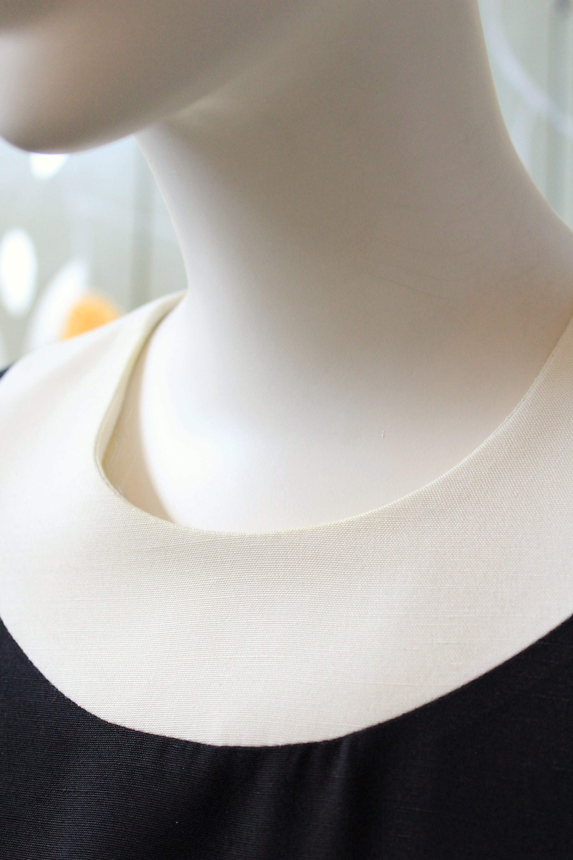 1980s Black and White Graphic Square And Circle Shift Dress, Medium