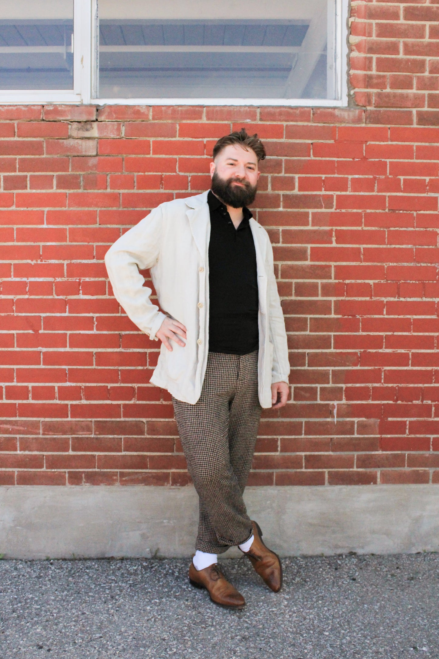 Men's Armani Black Jersey Short Sleeve Polo Shirt, Large