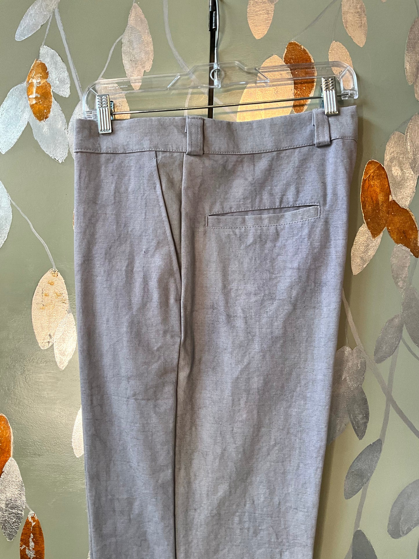 Reproduction 30s-Style Periwinkle Blue Cotton Men's Button Fly Uniform Pants, W36