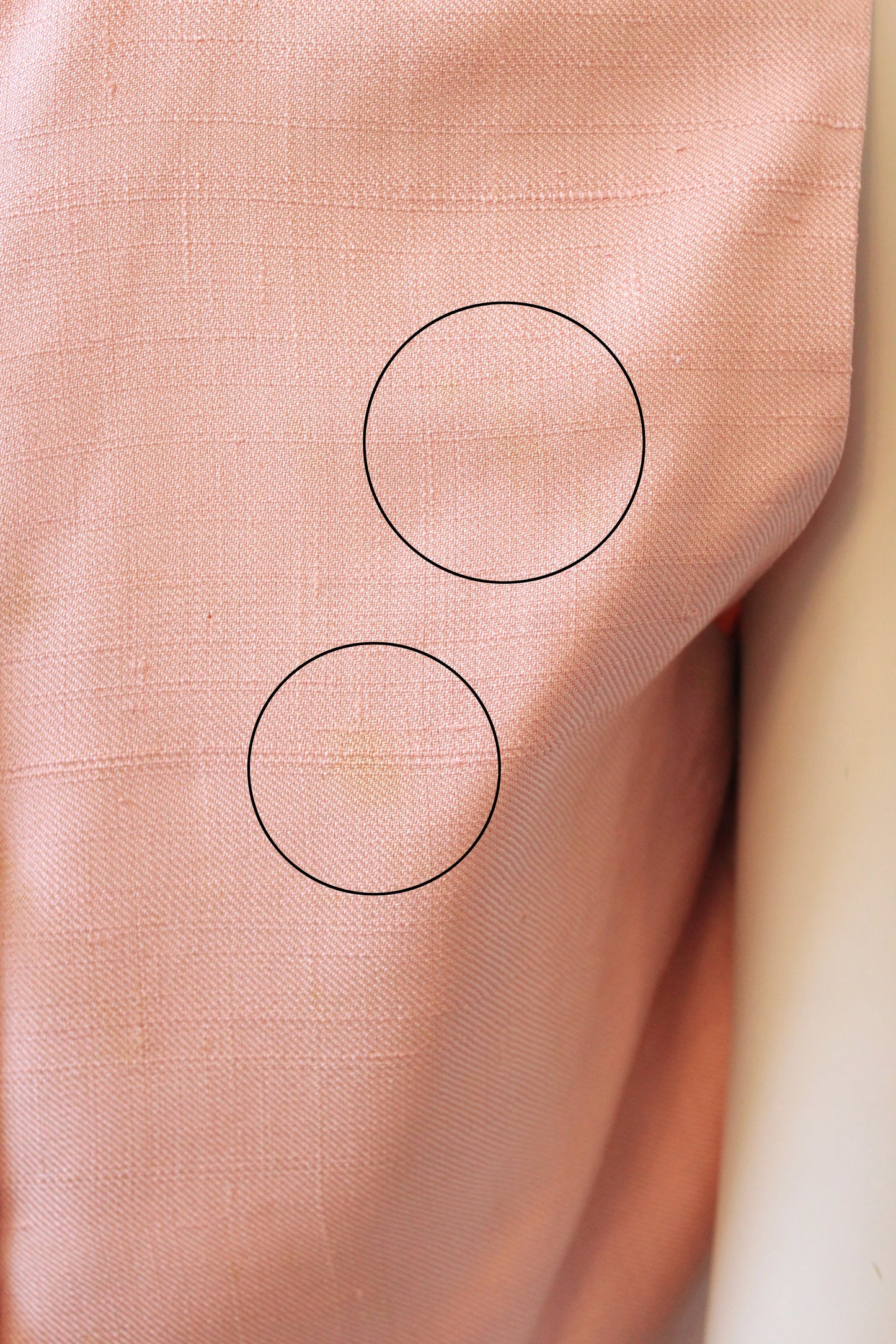 Vintage 1960s Pink Sleeveless Top With Oversized Black Buttons, XS