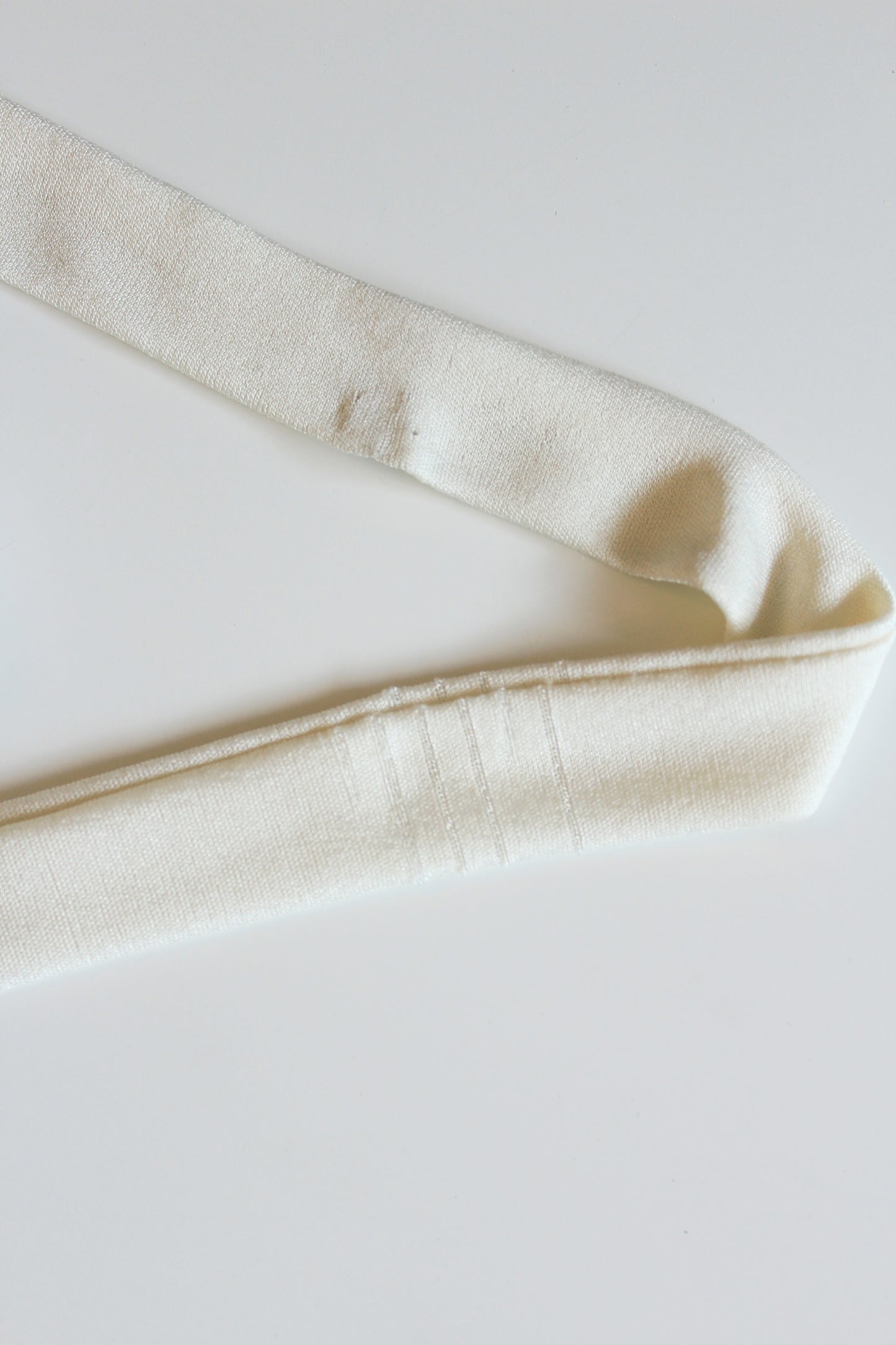 1980s Cream Short Sleeve Nautical Inspired Dress With Elastic Waist, Medium