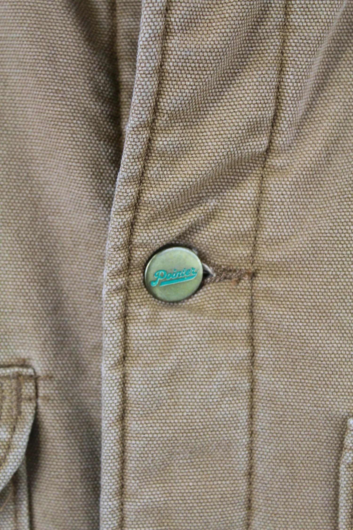 2010s L.C. King Brown Duck Canvas Barn Coat, Large