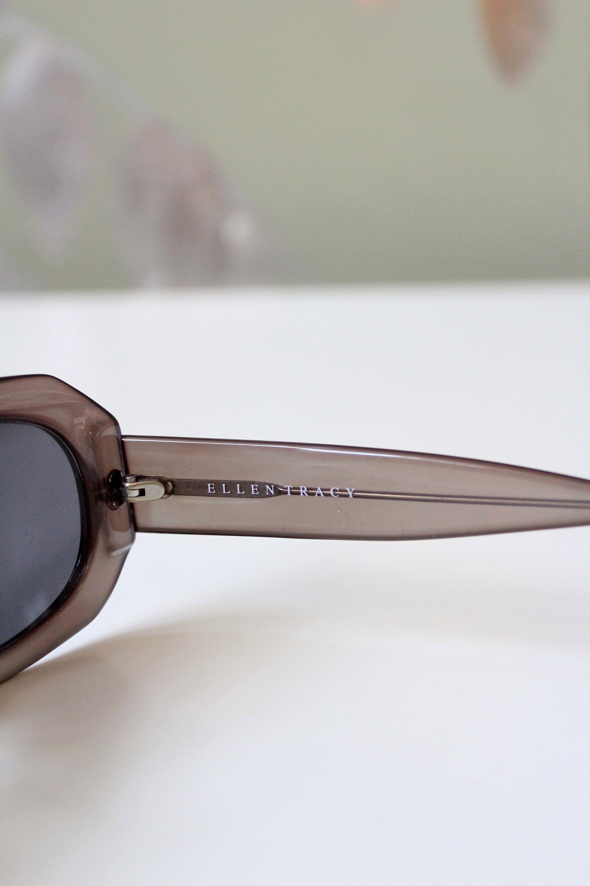 1990s Grey Ellen Tracy Sunglasses 