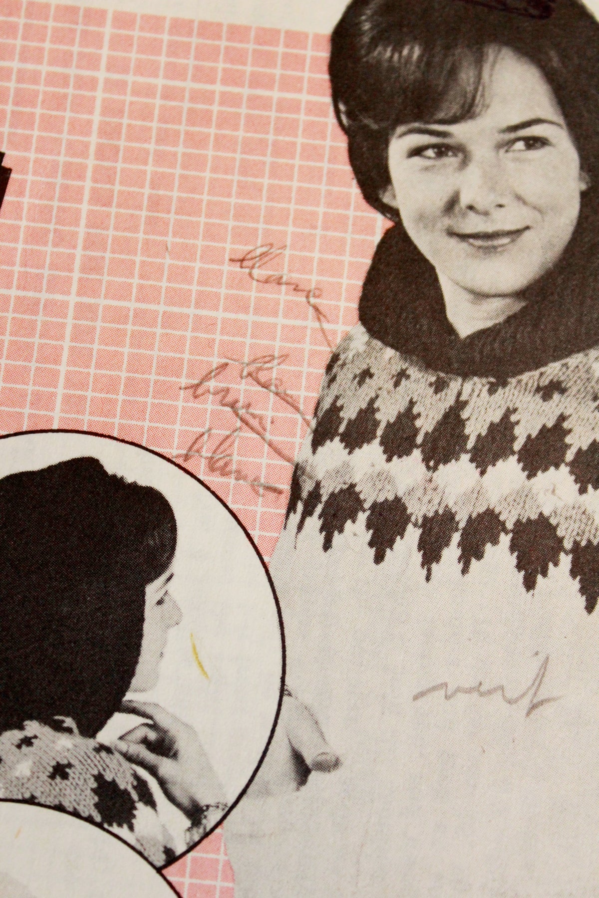 1960s Mary Maxim Womens or Teen 4 ply Kitting Pattern 492, Sun Valley Cardigan