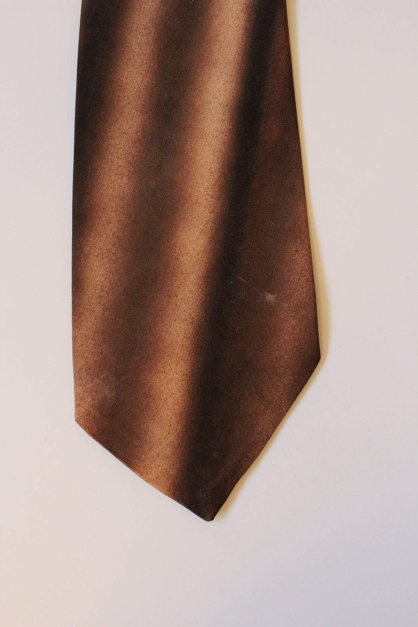 Vintage 1950s Brown/Burgundy/Blue Leaf Hand-Painted Tie