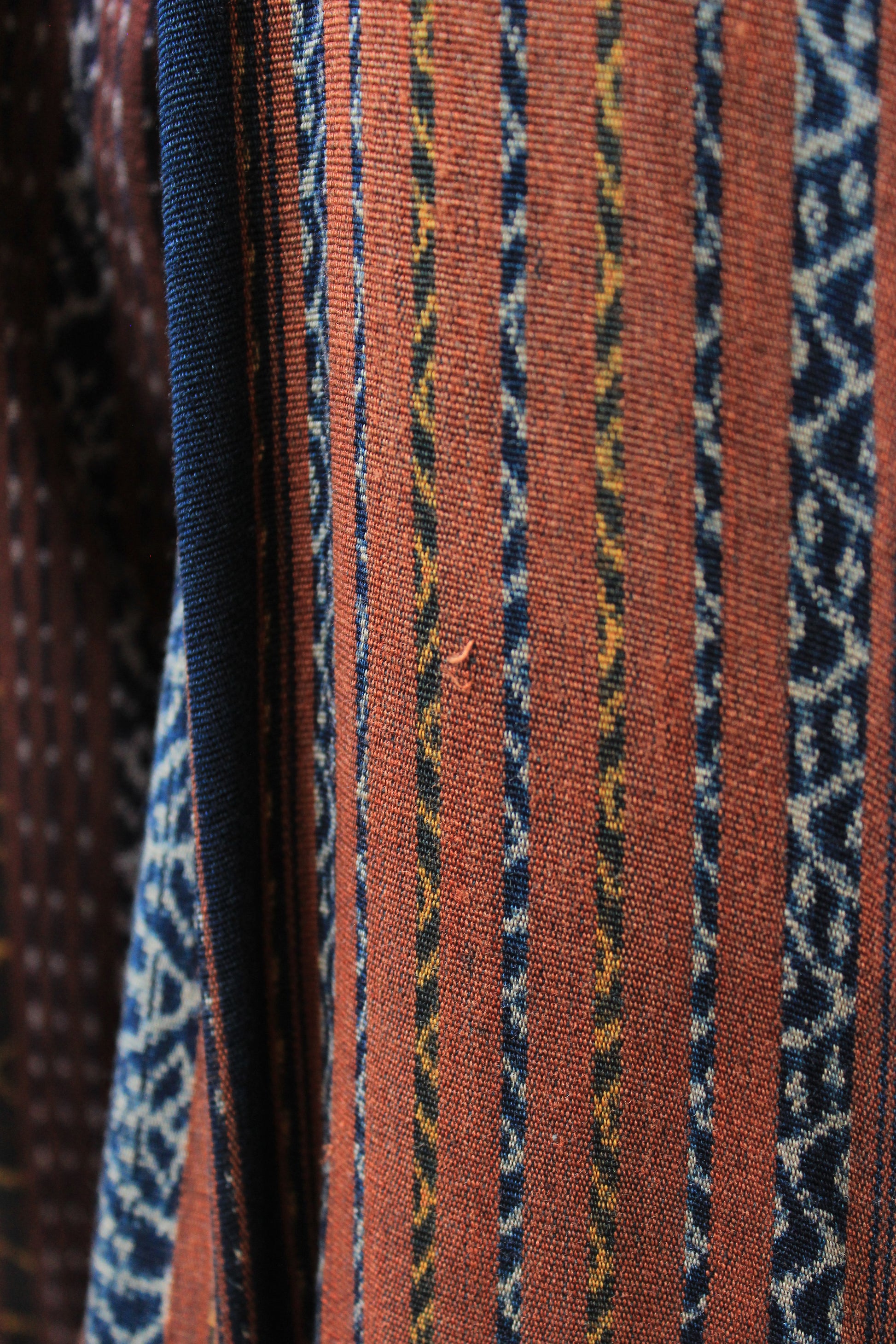 1990s Koochee Pattered Stripe Dress with Button Front, Small/Medium