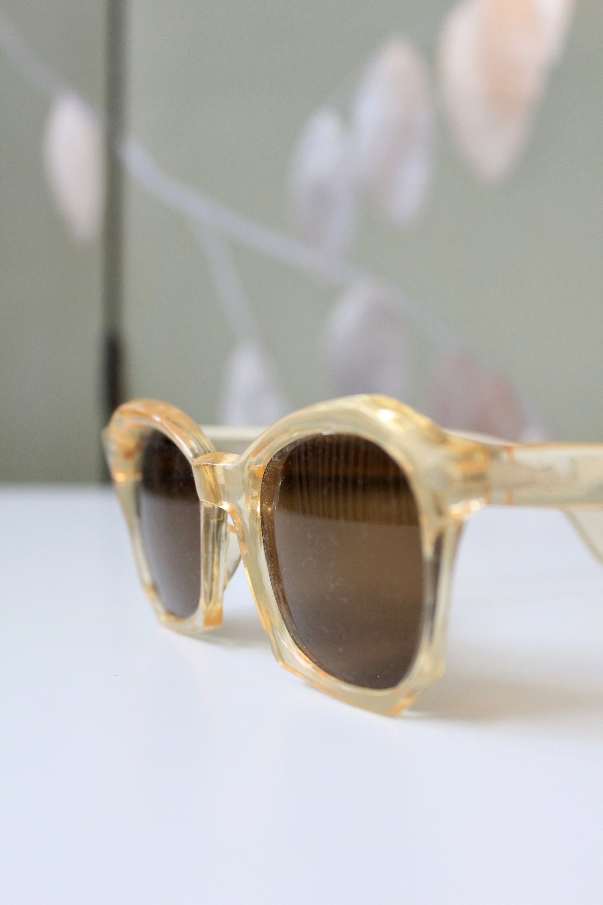 1950s Translucent Peach Sungalsses 