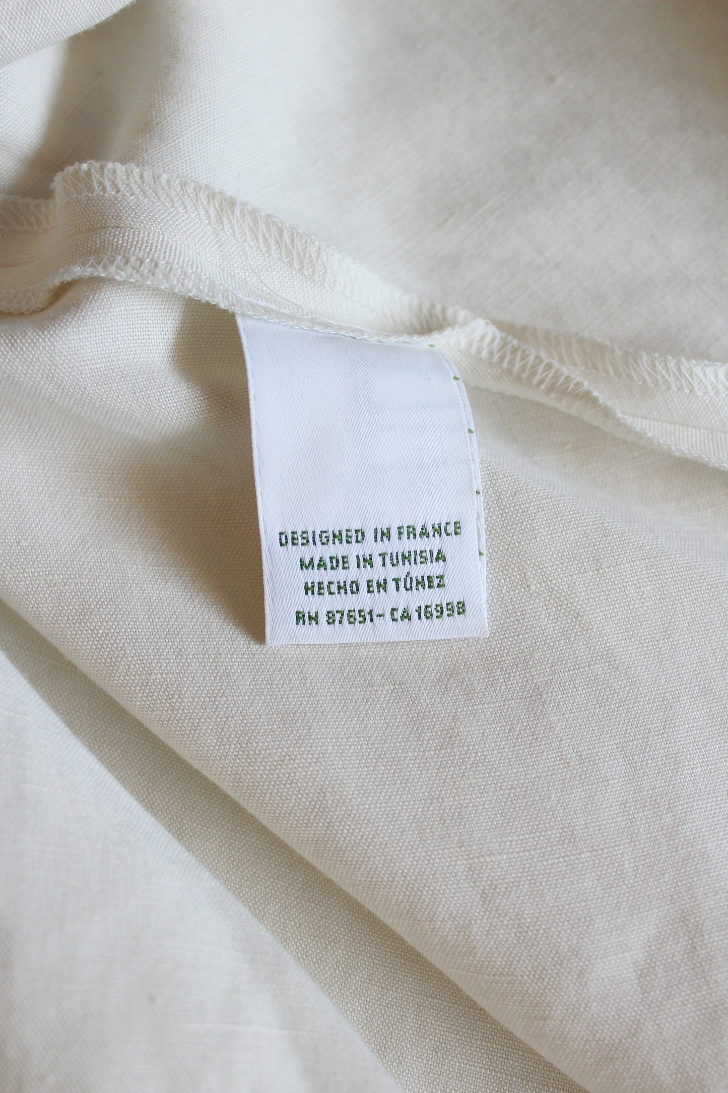 2000s White Lacoste Drop Waist Tennis Dress + Original Green Lacoste Hanger, XS