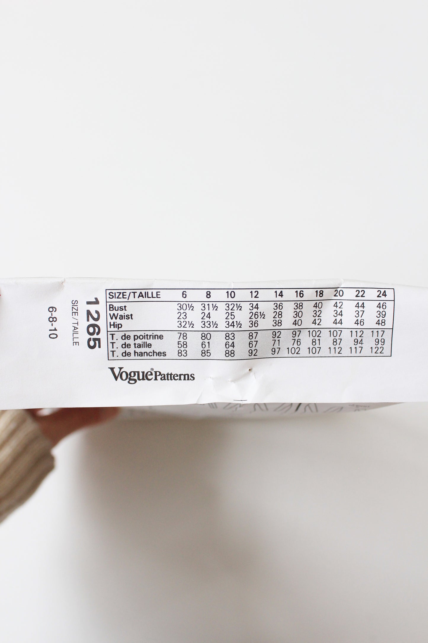 1990s Multi-piece Vogue Career Wardrobe 1265 Sewing Pattern, Jacket/Dress/Top/skirt/Pants, Uncut Size 6-10