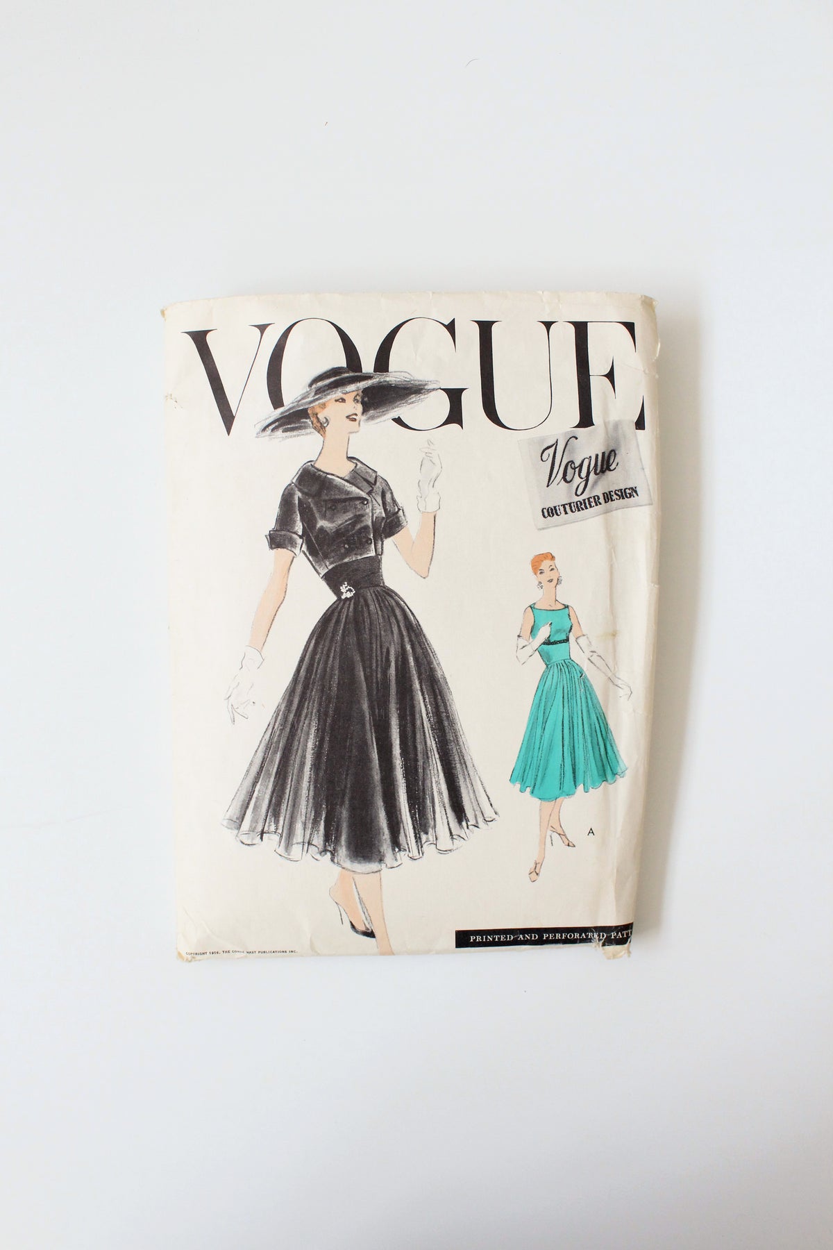 1950s RARE Dress And Bolero Vogue Couturier Design 916 Sewing Pattern, – Ian Drummond Vintage