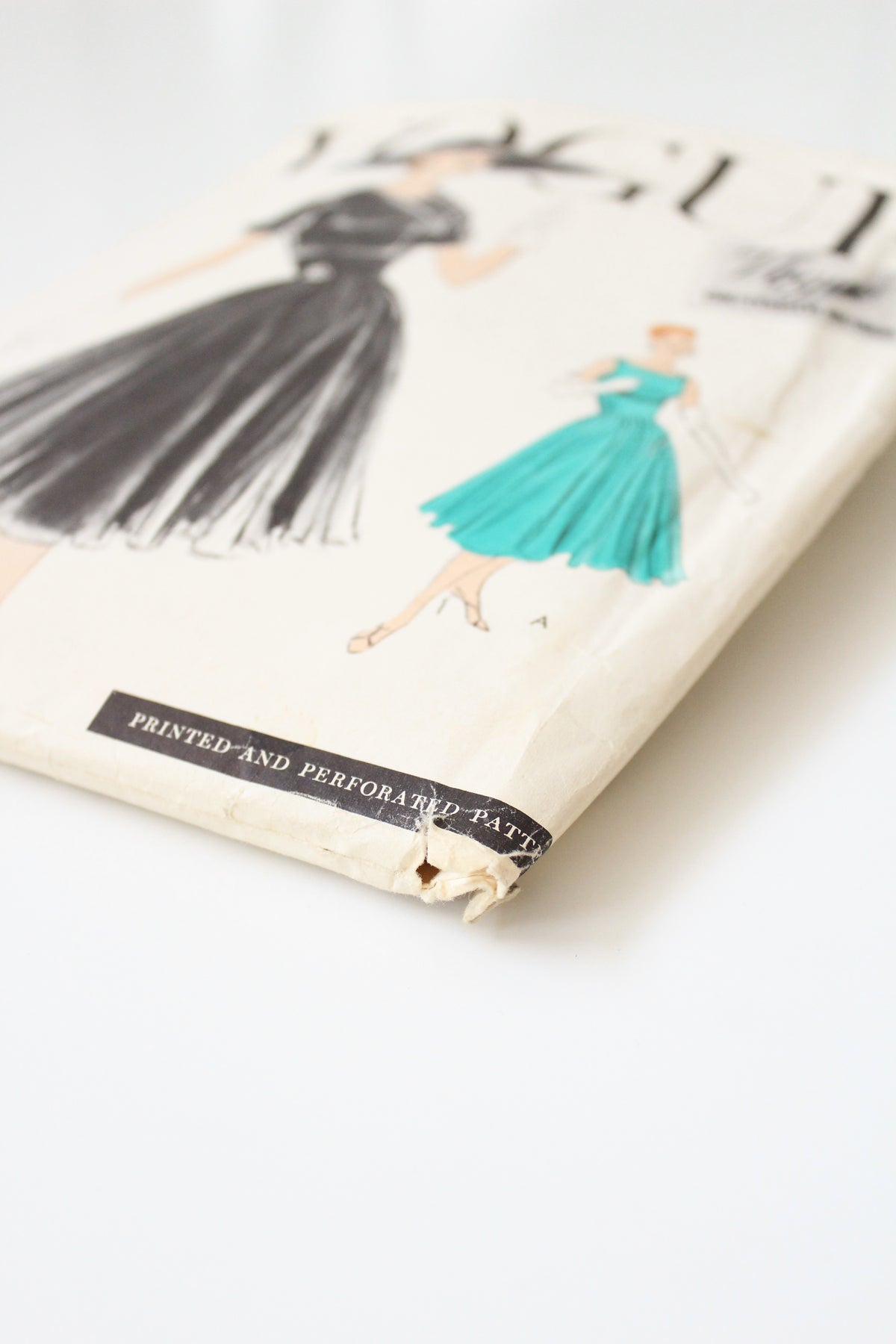 Design Pattern 916 1950s RARE Dress And Bolero Vogue Couturier Design 916 Sewing Pattern ...