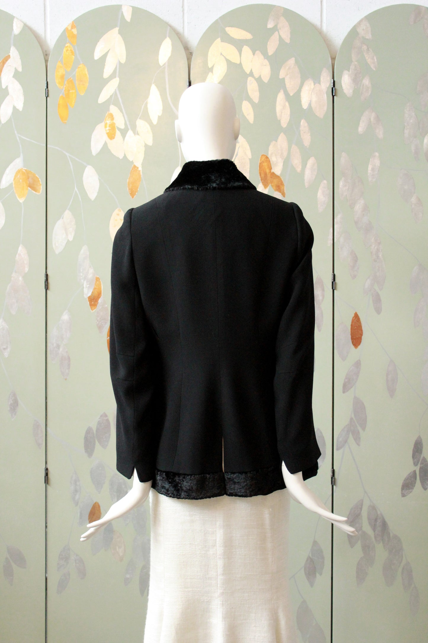 2000s Zelda Jacket With Faux Fur Trim And Collar 